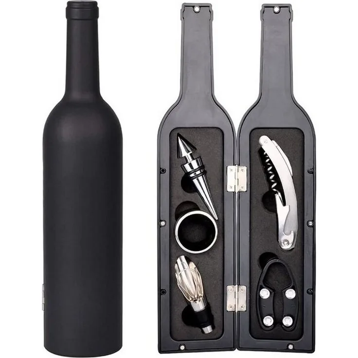 Sommelier Weinzubehör Korkenzieher Kellnermesser Set 6-tlg BM-2101