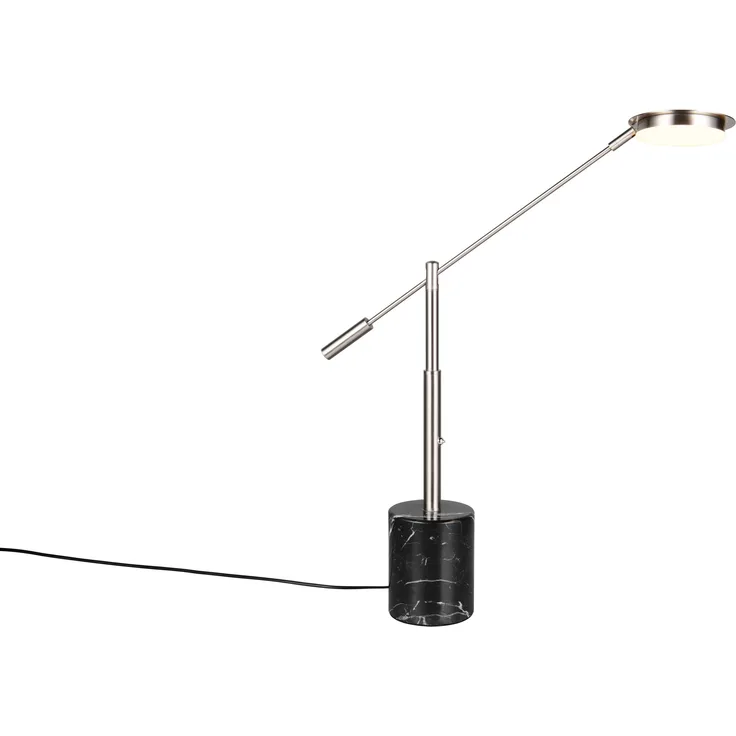 Tischleuchte Select FIORE BH 12x65 cm grau Tischlampe Klemmleuchte Schreibtischleuchte Schreibtischlampe