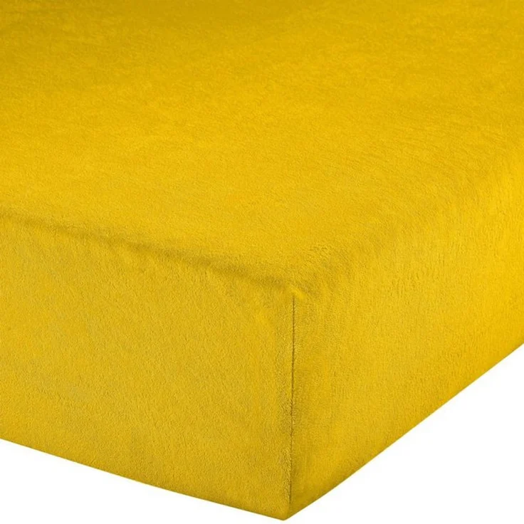 Erwin Müller Spannbettlaken Spannbettlaken "Erding", Frottee, Gummizug: Rundumgummi, (1 Stück), Frottee-Stretch Uni – Bild 4
