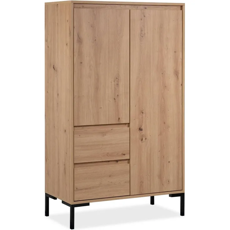 Highboard Kommode Holz Eiche Schrank Sideboard Industrial Style Anrichte Wohnzimmerschrank
