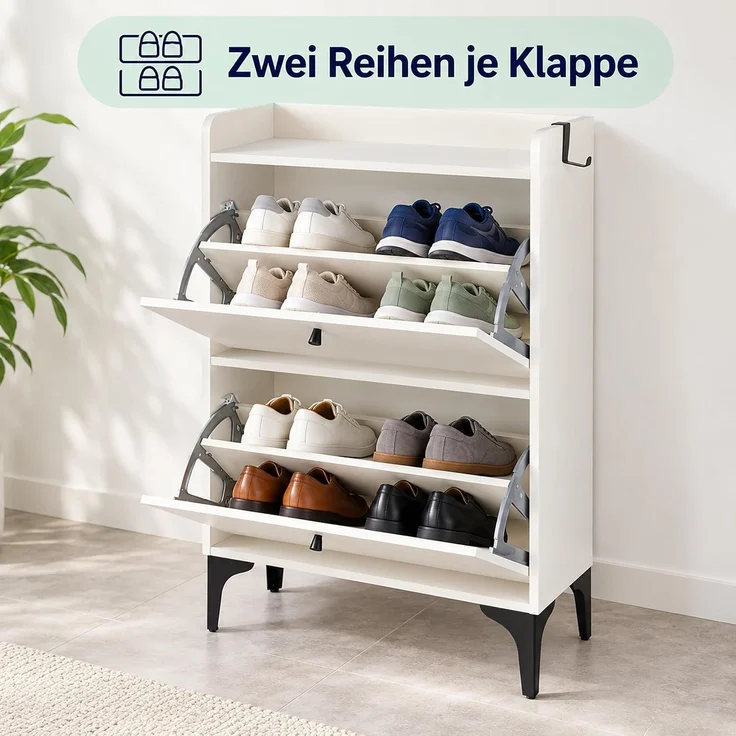 Relaxdays Schuhkipper 2 Fächer – Bild 7