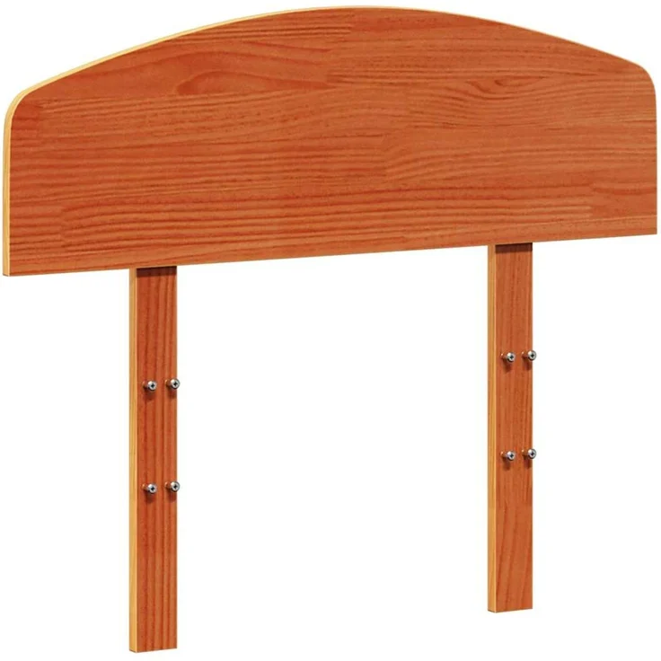 vidaXL Kopfteil Wachsbraun 75 cm Massivholz Kiefer Braun – Bild 2