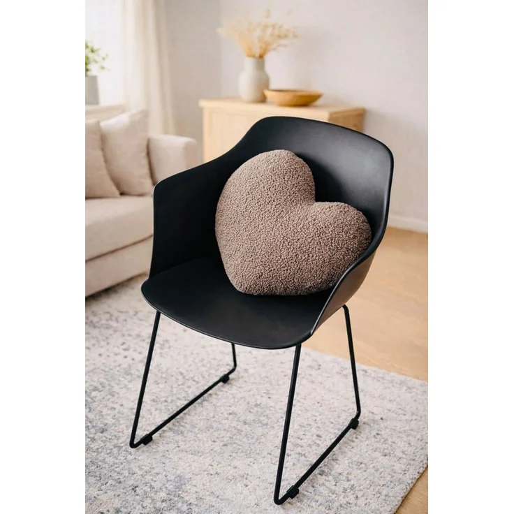 BABEES Dekokissen DEKOKISSEN Boucle Kuschelkissen Herz Wolke GROß 40x25, XXL 60x35 cm, Wolkenkissen Deko Kissen Geschenk Baby Kinderzimmer Babyshower – Bild 4
