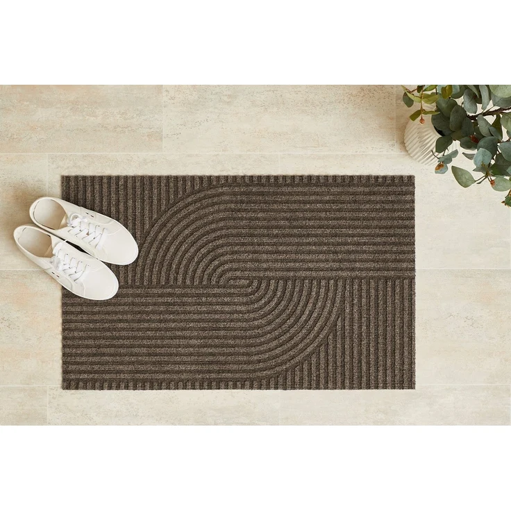 Andiamo Fußmatte Yukon, rechteckig, Höhe: 6 mm, Schmutzfangmatte, modernes Design, robust, waschbar, rutschhemmend – Bild 5