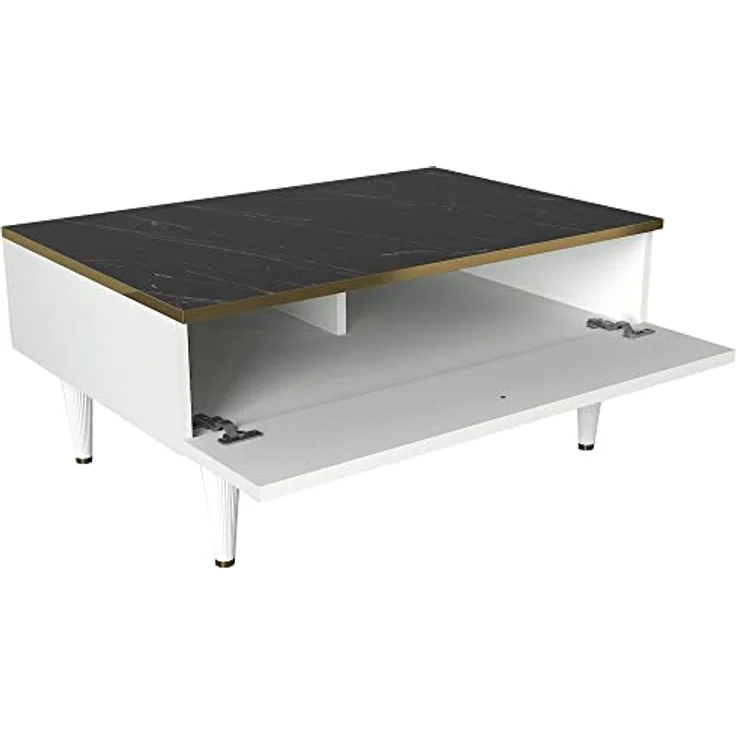WELL HOME MOBILIARIO & DECORACIÓN Couchtisch für Wohnzimmer, 90x60x42,3 – Bild 2