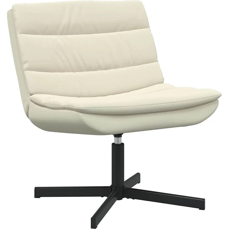 vidaXL Drehstuhl Creme 63 x 75 x 76 cm PU 42007340 – Bild 1