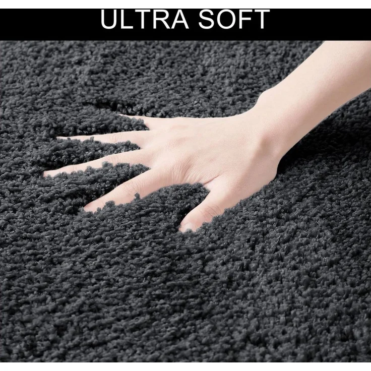 OTTO home Badematte Inga, Badezimmer Teppich, Badvorleger, Höhe 20 mm, rutschhemmend beschichtet, schnell trocknend, strapazierfähig, fußbodenheizungsgeeignet, Polyester, rechteckig, Badteppich, unifarben, weich, als halbrund und rechteckig erhältlich – Bild 4