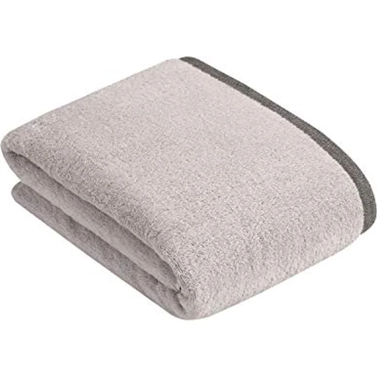 Vossen Badetuch Prato, Grau, 150x100 cm, angenehm weich, Oeko-Tex® Standard 100, Made in Austria – Bild 1