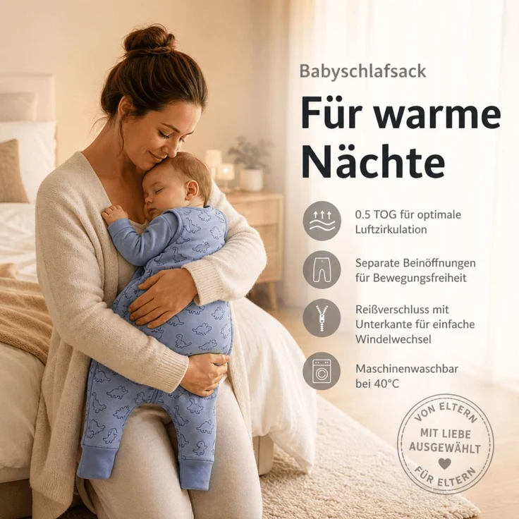 Fillikid Sommerschlafsack mit Beinen Exklusiv – Bild 3