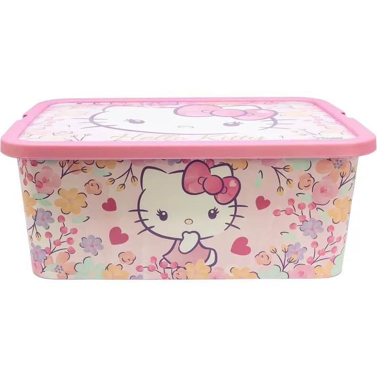 Hello Kitty Aufbewahrungsbox 13 l Kinderzimmer Box für Spielzeug