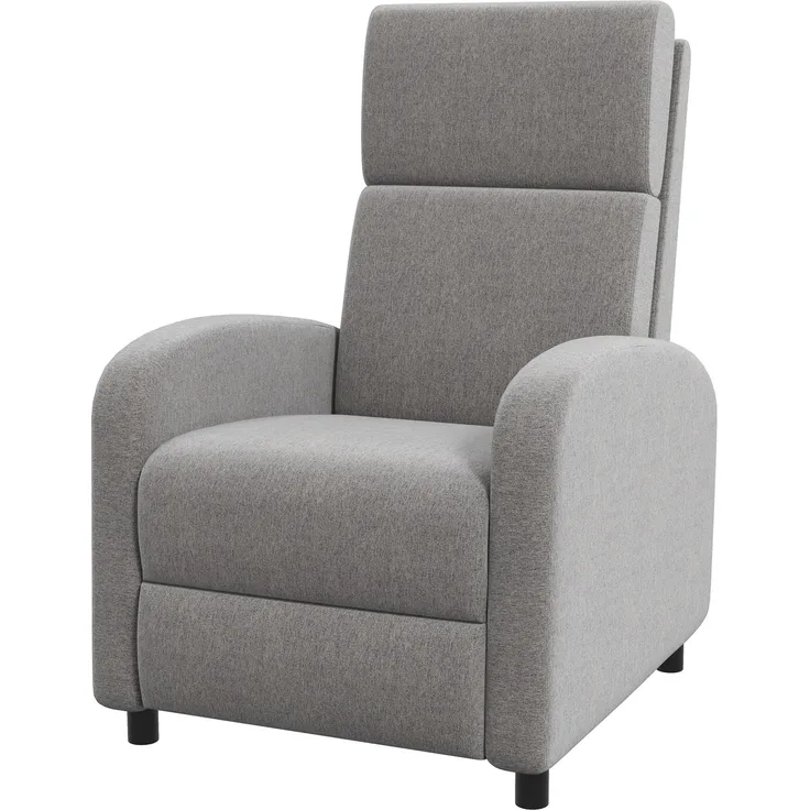 Wohnora-Relaxsessel Fernsehsessel, ausklappbare Fußstütze, neigbar bis zu 160°, 64 x 86 x 102 cm, Grau,H 1020cm x T 860cm x B 640cm