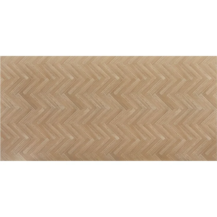 HOME DELUXE Essgruppe Eckig AVENCIA inkl. U-Fuß - 240 x 120 cm Fishbone Oak 6 Stühle Bouclé Weiß – Bild 5