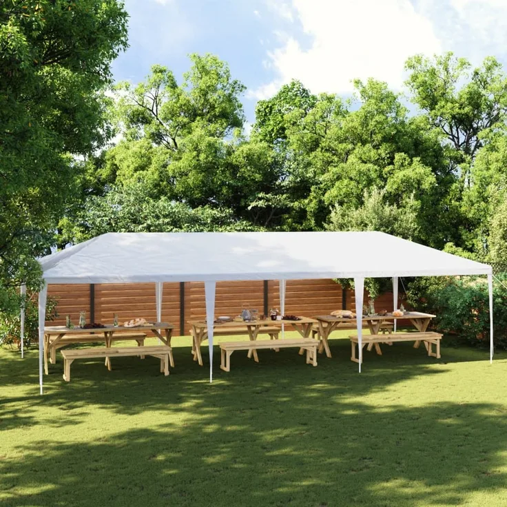 Gartenzelt, Partyzelt 4 x 9 m Weiß