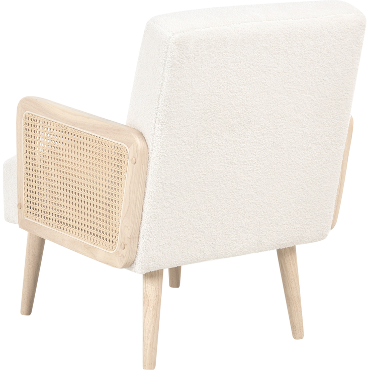 Sessel HOJBY Bouclé Cremeweiß – Bild 7