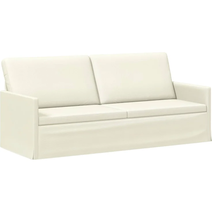 vidaXL Sofa-Set 2 pcs Creme Cordstoff 3433256 – Bild 4