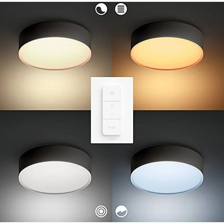 Philips Hue Enrave Small Ceiling Lamp - Black – Bild 4