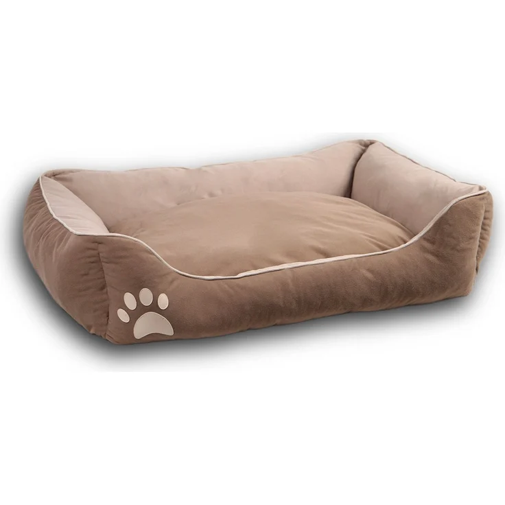 Paws & Whiskers 'Lucy Dog & Cat L - Brown' Haustierbett, Braun / Beige, 75 x 95 x 22 cm – Bild 4