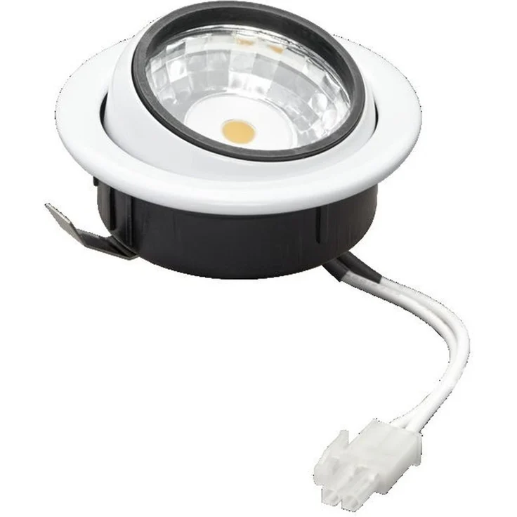 LED Möbeleinbauleuchte N 5022 COB LED 3,3W 830 Weiss, schwenkbar - 58mm / 23mm - WEISS - 3,3W - WEISS - 58mm / 23mm - Nobile AG