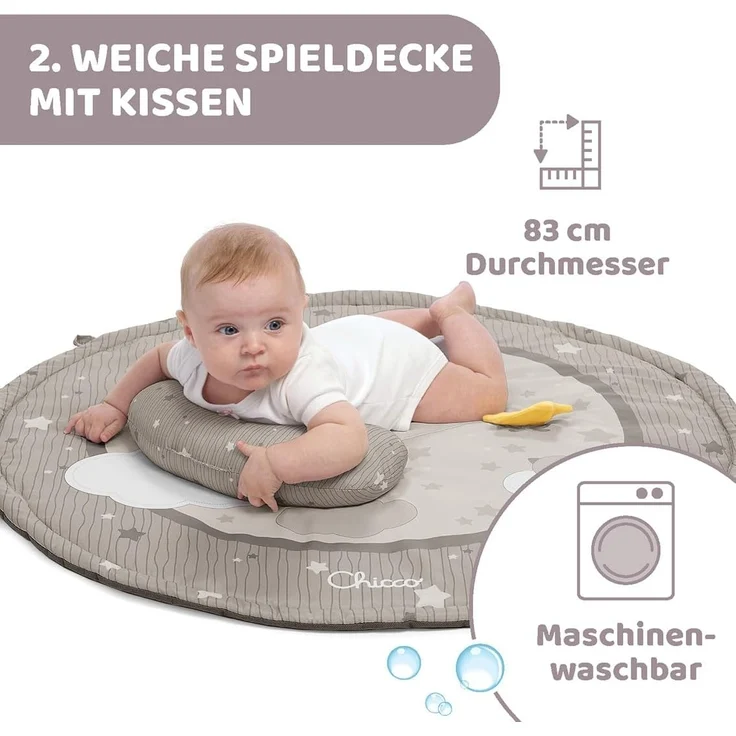 Chicco – Farbspiel GYM - 3 in 1 Baby-Spieldecke – Bild 4