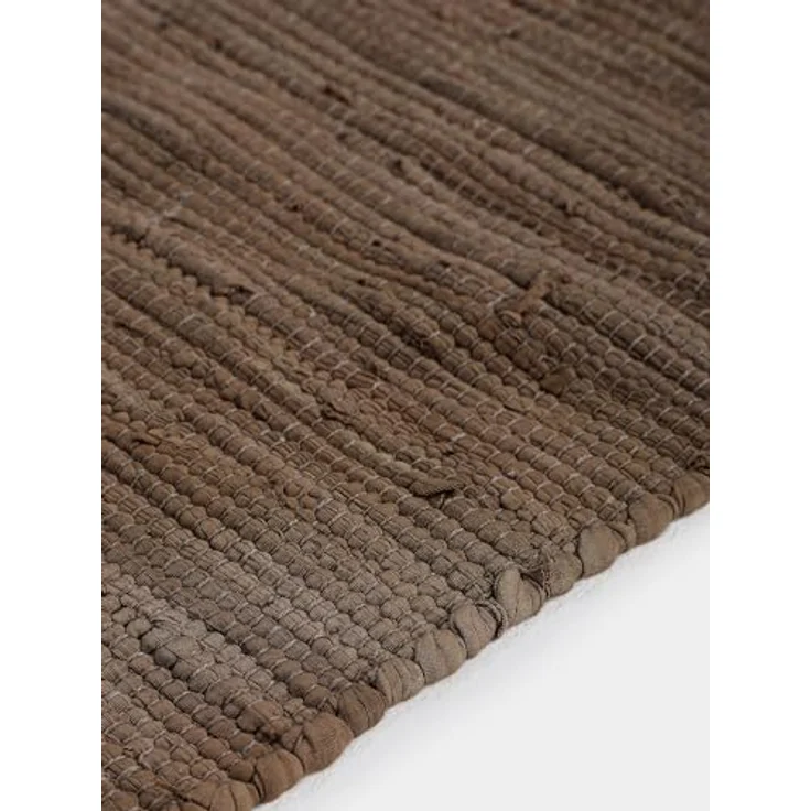 carpetfine Teppich Kelim Chindi uni, auch als Läufer, rechteckig, Höhe: 5 mm, Wendeteppich, reine Baumwolle, handgewebt, Uni-Farben, mit Fransen – Bild 7