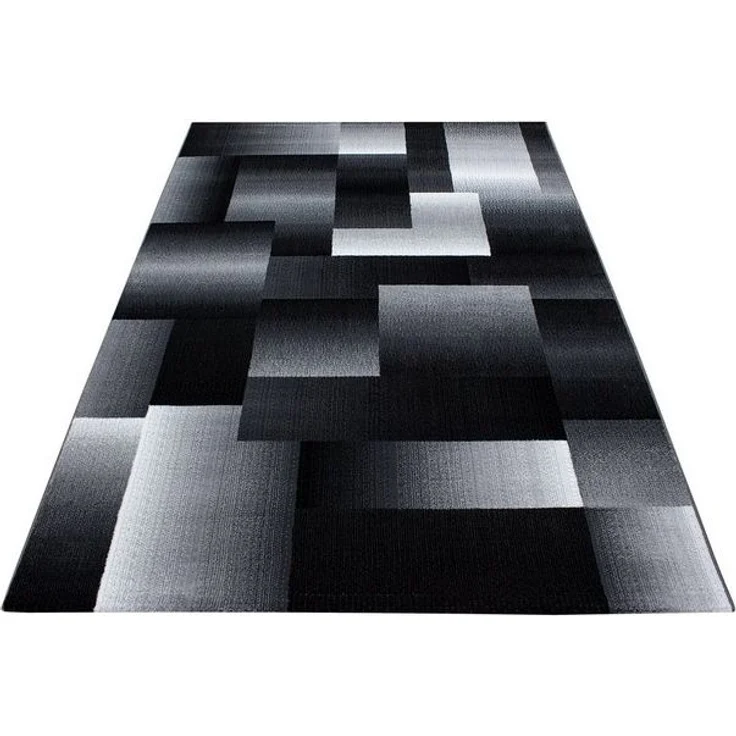 Carpettex Designteppich Abstrakt Kariert Design, Rechteckig, Höhe: 12 mm, Kurzflor Teppich Wohnzimmer Abstrakt Kariert Design Pflegeleicht – Bild 4