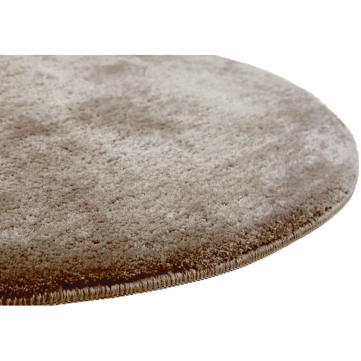 Wecon home Basics Badematte Joris, Höhe 20 mm, rutschhemmend beschichtet, strapazierfähig, Polyester, rund, waschbar, viele Größen, Badezimmerteppich, uni – Bild 3