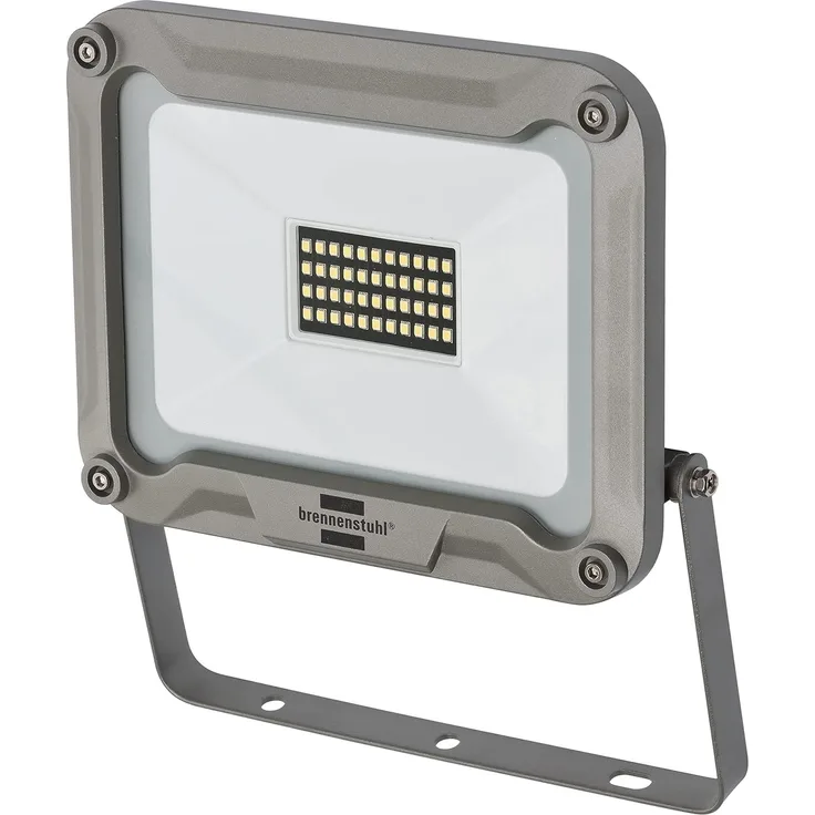 Brennenstuhl LED Strahler JARO 3050 (30W, 2650lm, 6500K, IP65, LED Fluter zur Wandmontage aus hochwertigem Aluminium)