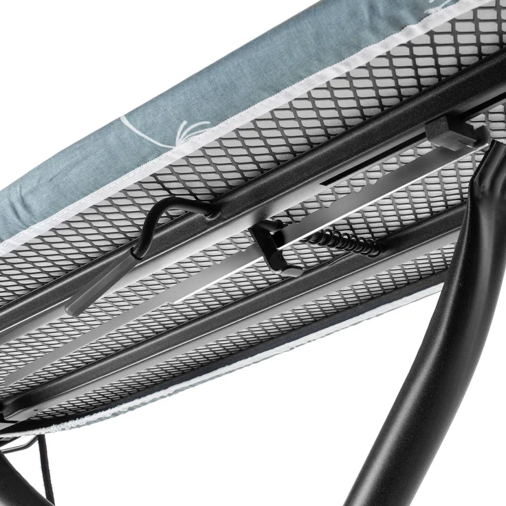 KADAX Bügelbrett 120 x 42 cm mit Griff, breite Eisentischplatte, klappbar – Bild 7