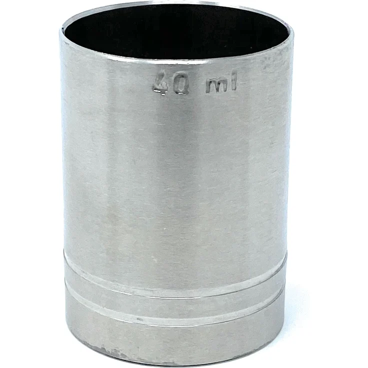 Messbecher Cocktail 40 ml Edelstahl Barmaß Jigger 4 cl Dosierer Alkohol Bar – Bild 1