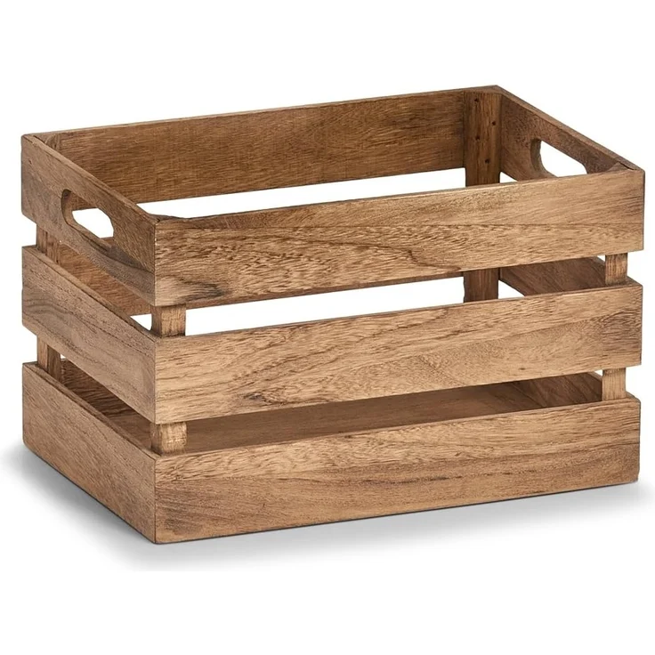 Zeller 15165 Aufbewahrungs-Kiste Vintage, Holz Kiste, Holz, Natur, ca. 31 x 21 x 19 cm – Bild 1