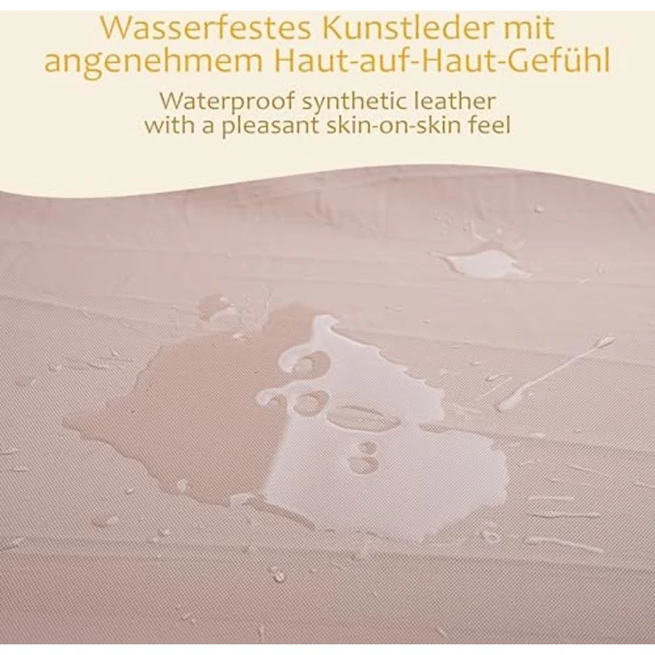 ONVAYA® Wickelauflage ǀ inklusive Sicherheitsgurt ǀ 3-Seiten-Schutzdesign ǀ einfache Reinigung ǀ wasserfeste Wickelunterlage – Bild 6