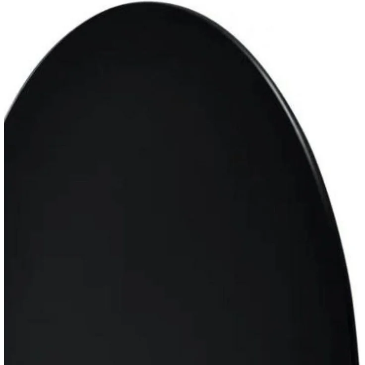 LebensWohnArt Tischplatte Glasplatte TERRY 80cm schwarz 8mm rund gehärtetes Glas – Bild 2
