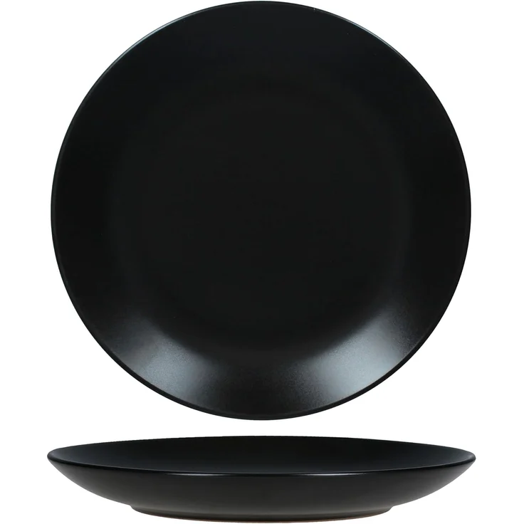 MamboCat Frühstücksteller 6x Panther Kuchenteller schwarz Steingut 6 Pers. Frühstücksteller – Bild 4
