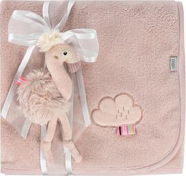 Fehn Kuscheldecke 100x75 cm Flamingo Lazy