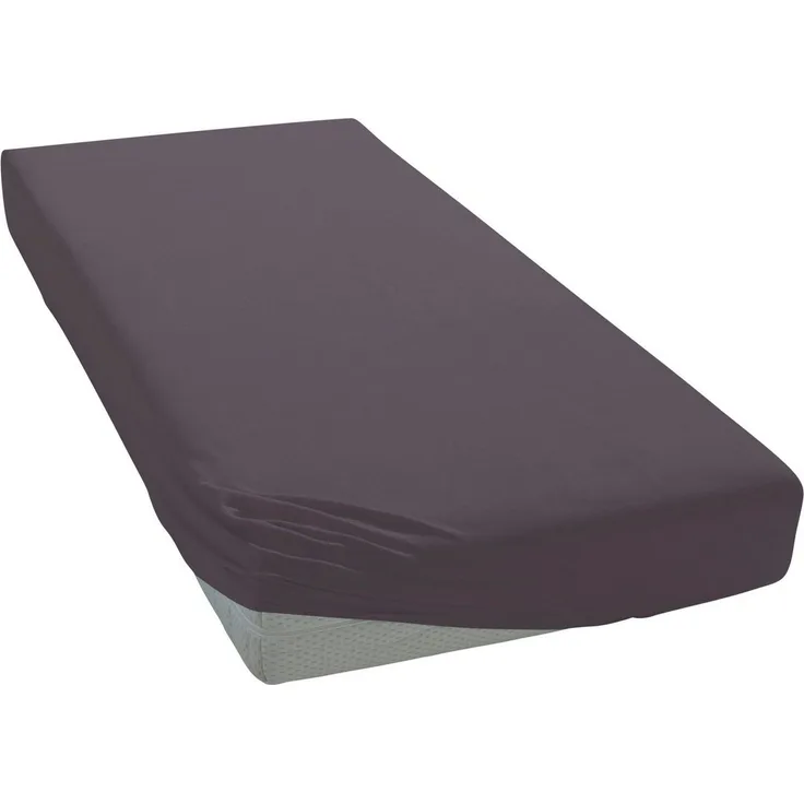 OTTO home Spannbettlaken Physalis Basic und PREMIUM Qualität, 100% Baumwolle, Jersey und Biber, Biber, Gummizug: rundum, (1 Stück), Bettlaken für Matratzen bis 18 cm Höhe, Spannbetttuch, Laken