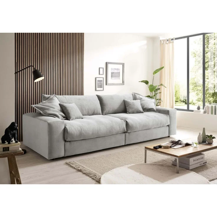 Big Sofa Kamil von ED Exciting Design im Fjord Cordbezug mit optionalem Hocker – Bild 1