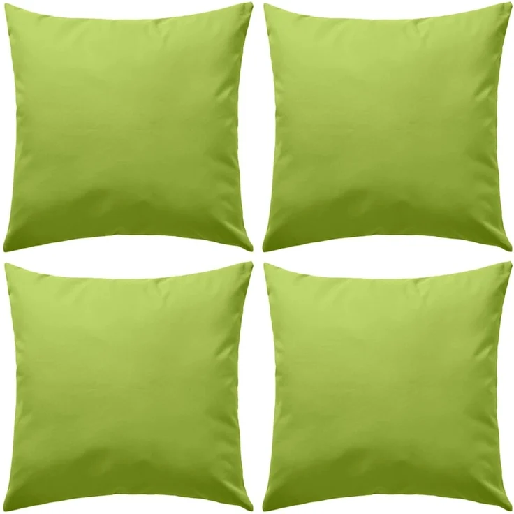 vidaXL Gartenkissen 4 Stk. 45 x 45 cm Apfelgrün 132291 – Bild 1