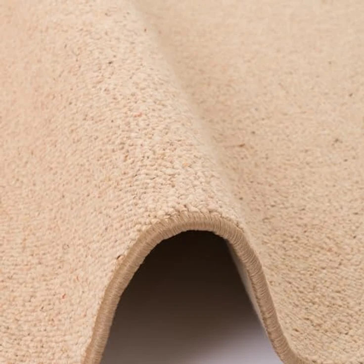 Snapstyle Berber Teppich Natur, Rechteckig 140x200 cm aus Schurwolle, schadstoffgeprüft, für Fußbodenheizung geeignet – Bild 3