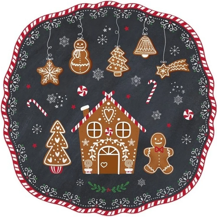 EasyLife Kuchenteller Gingerbread, Spülmaschinengeeignet – Bild 4