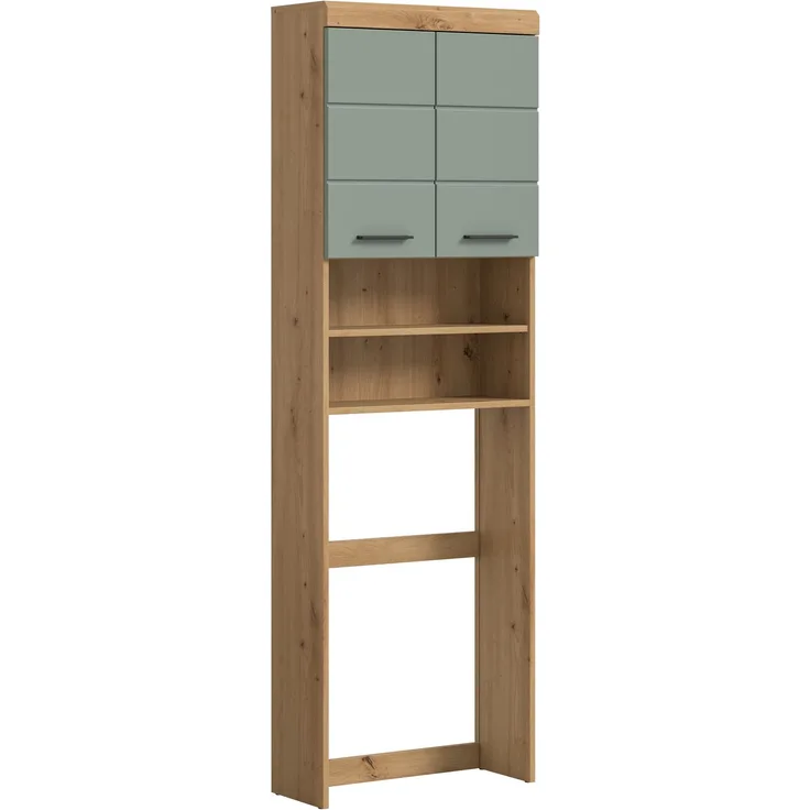 Xonox Scout Waschmaschienenüberbau (B/H/T: 63x191x24 cm) in Salbei und Artisan Eiche Nachbildung