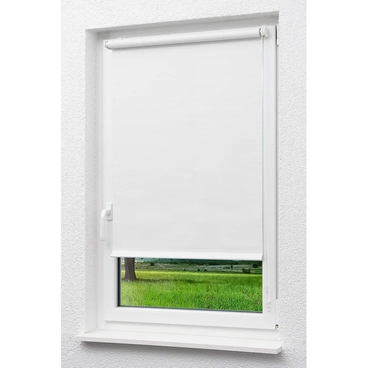 Verdunklungsrollo Mini Rollo abdunkelnd Reinweiß, LYSEL®, abdunkelnd, HxB 190x123cm