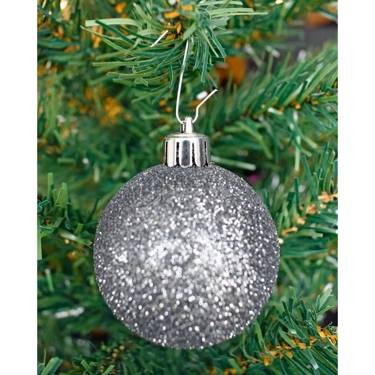 Coen Bakker Christbaumschmuck 100 Kugelaufhänger Silbern S - Haken Weihnachtskugelhaken, Christbaumkugelhaken Aufhänger Silber – Bild 4