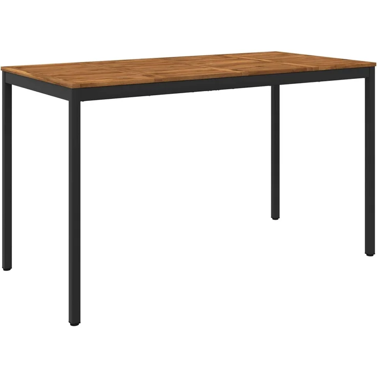 vidaXL Gartenbar-Tisch NAARDEN Natürlich und Schwarz 901352 – Bild 2