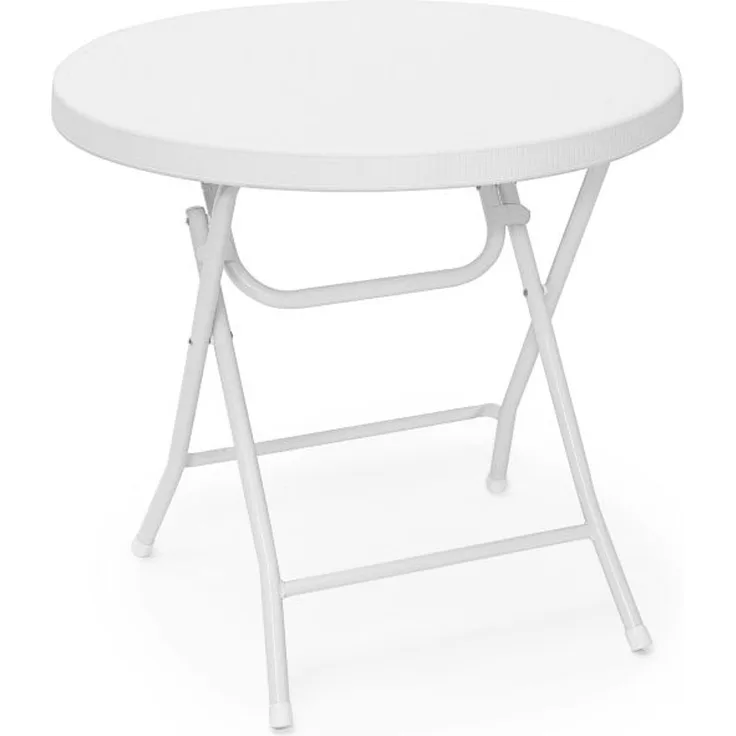 Relaxdays Gartentisch klappbar BASTIAN, 74 x 80 x 80 cm