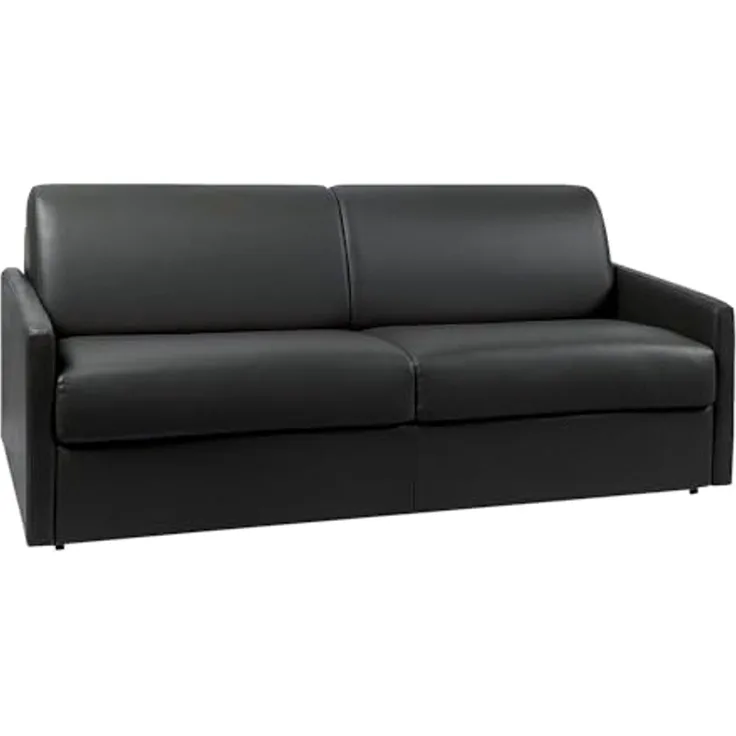 Schlafsofa 4-Sitzer CALIFE - Schwarz - Liegefläche: 160 cm - Matratzenhöhe: 14 cm