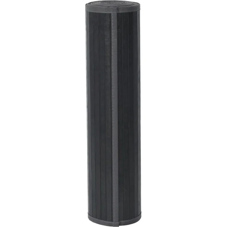 vidaXL Teppich Rechteckig Grau 80x500 cm Bambus 376928 – Bild 3