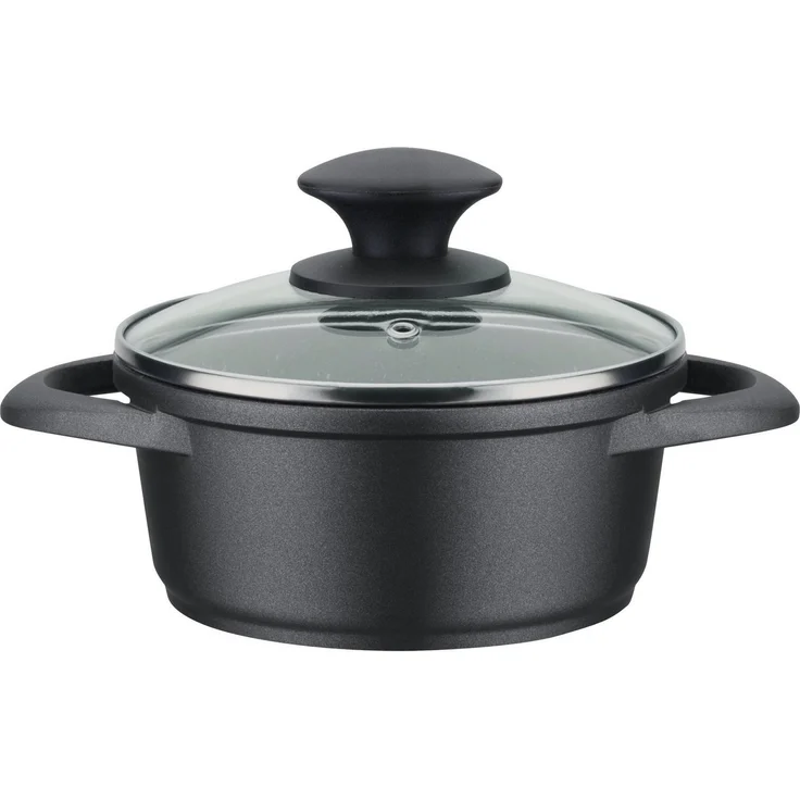 GSW Kochtopf Gourmet Granit, Aluminiumguss, mehrfache, langlebige VITAFLON®GRANIT Antihaft-Versiegelung, Induktion – Bild 1