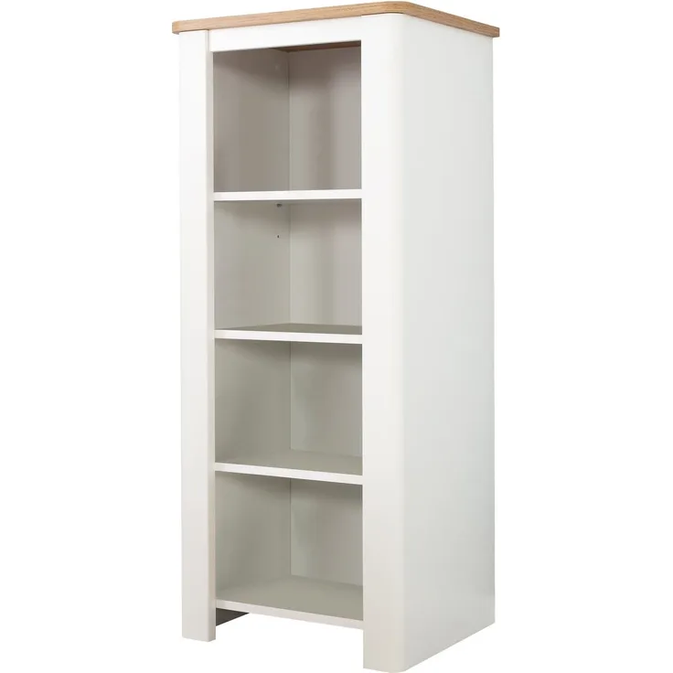 roba Standregal 'Ava' - 4 offene Fächer - Weiß / Artisan Eiche