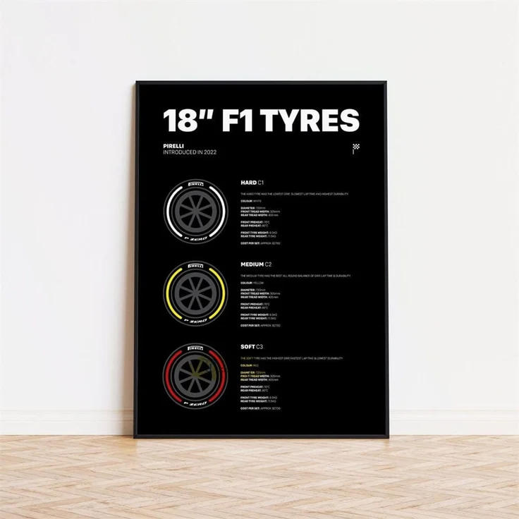 Poster Formel 1 Rennfahrer Legenden Unterschiften · Deko Print ohne Rahmen - D / 21x30 cm – Bild 4