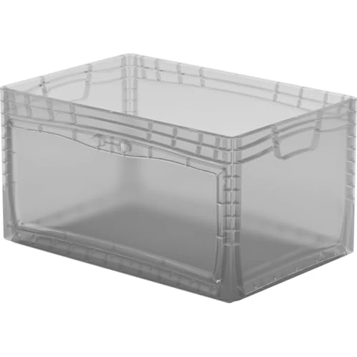Surplus Systems Eurobox Door 60 x 40 x 32 cm, 62 L, transparent – Bild 2